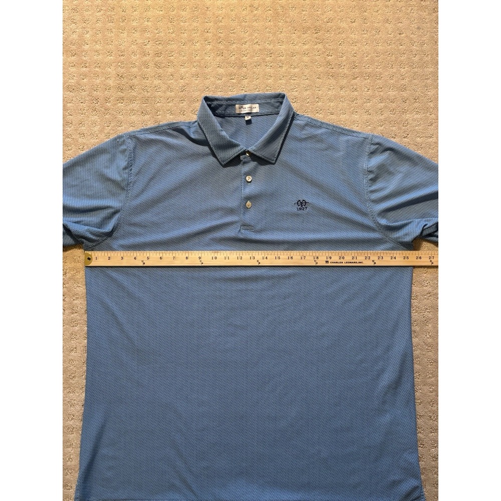 Peter Millar Polo Shirt Summer Comfort Mens XL Graphic Print Golf Performance - Picture 10 of 13